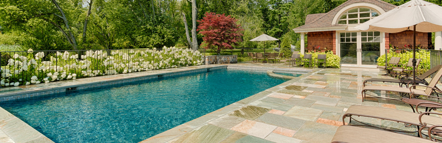 Swimming Pool Built by Pools of Perfection, Armonk, NY